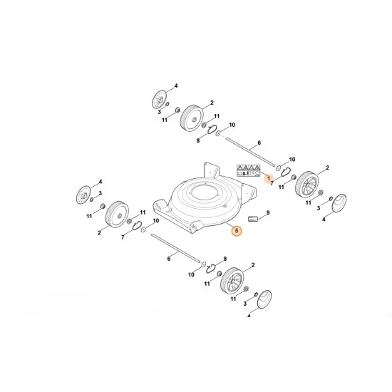 STIHL  Obudowa 6357 700 8561